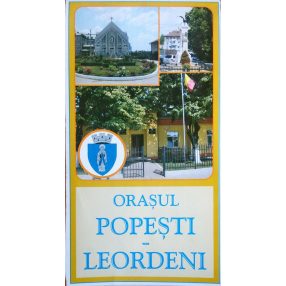 Orașul Popești Leordeni - hartă pliabilă