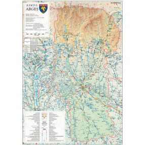 Harta județului Argeș 