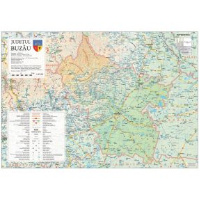 Harta județului Buzău
