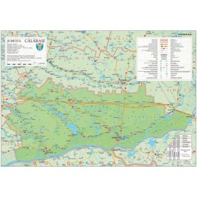 Harta județului Călărași