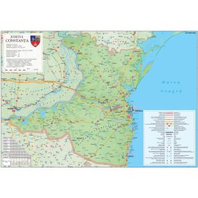 Harta județului Constanța