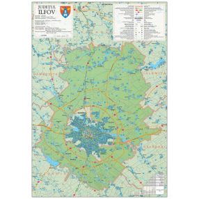 Harta județului Ilfov