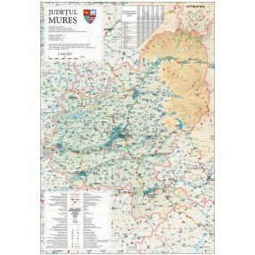 Harta județului Mureș