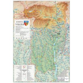 Harta Județului Vâlcea