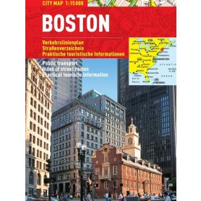 Boston - hartă turistică pliabilă 