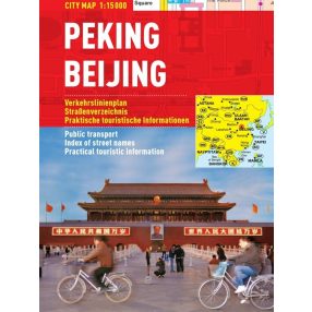 Beijing - harta turistica pliabila