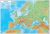 Mapă de birou - Europa Fizico-Geografică