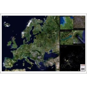 Mapă de birou - Europa - Imagine din satelit