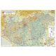 Mapă de birou duo – Harta administrativă a Ungariei / Harta rutieră a Ungariei, în limba maghiară