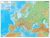 Hartă de perete Europa Fizico-Geografică