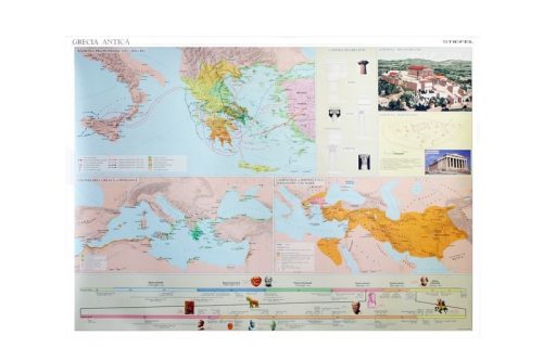 Grecia Antică - hartă de perete
