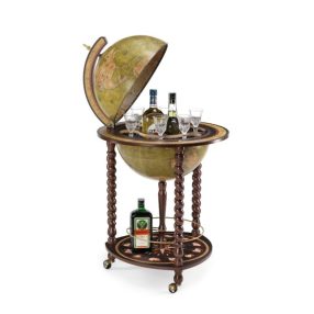 Glob de podea cu bar EXPLORA OLIVE GREEN